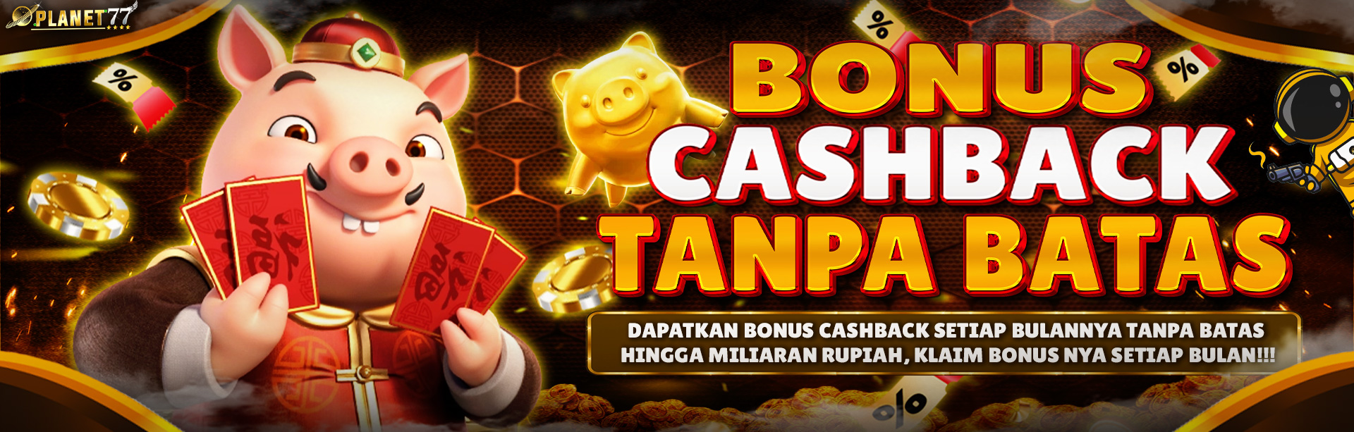 BONUS CASHBACK SETIAP BULAN TANPA BATAS