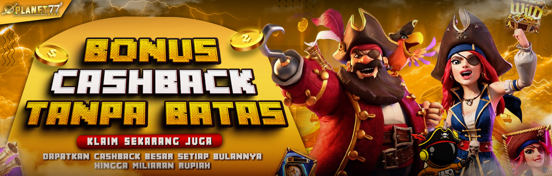 BONUS CASHBACK SETIAP BULAN TANPA BATAS