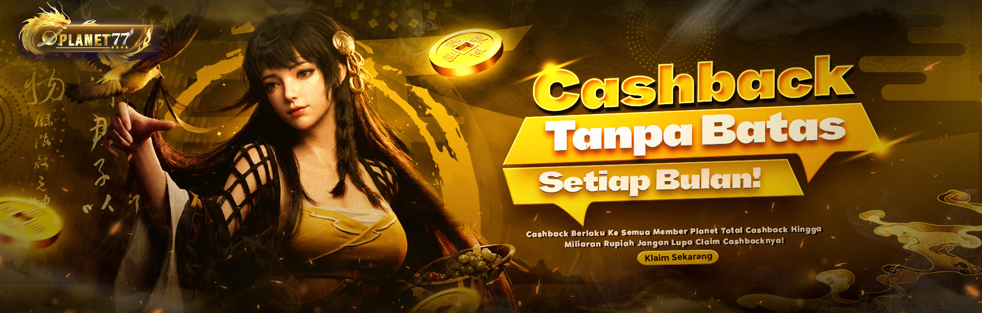 BONUS CASHBACK SETIAP BULAN TANPA BATAS