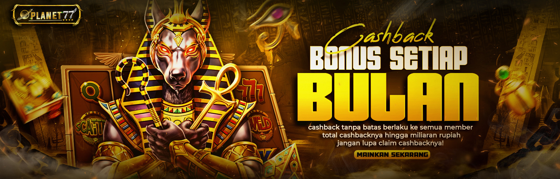 BONUS CASHBACK SETIAP BULAN TANPA BATAS