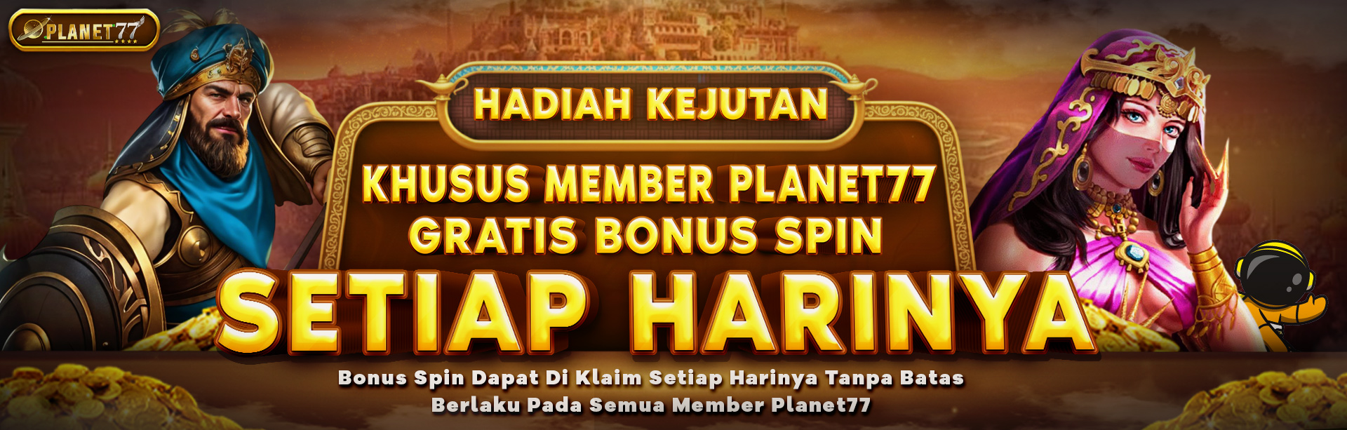 BONUS SPIN PLANET77