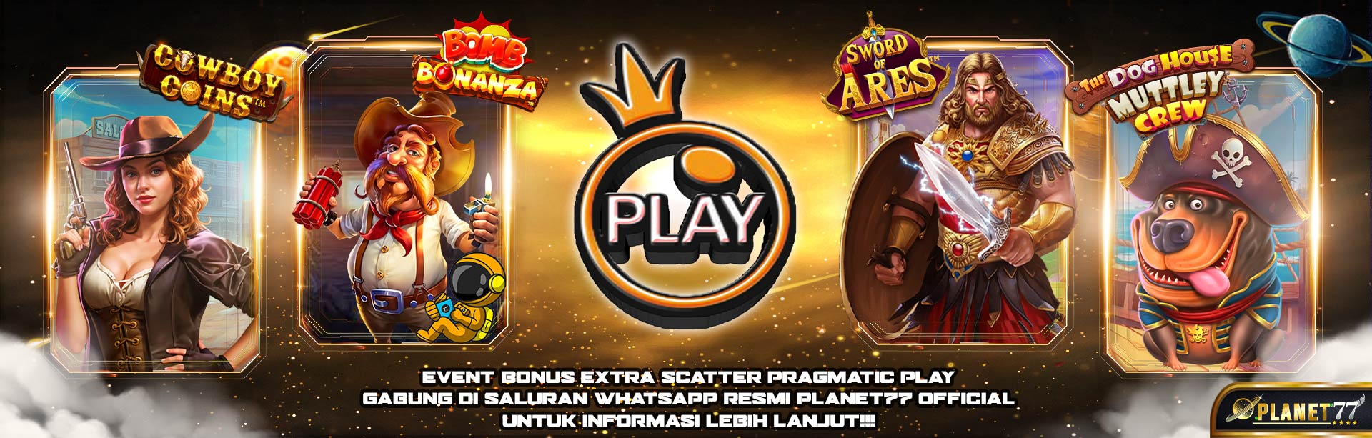 EVENT PRAGMATIC PLAY X PLANET77