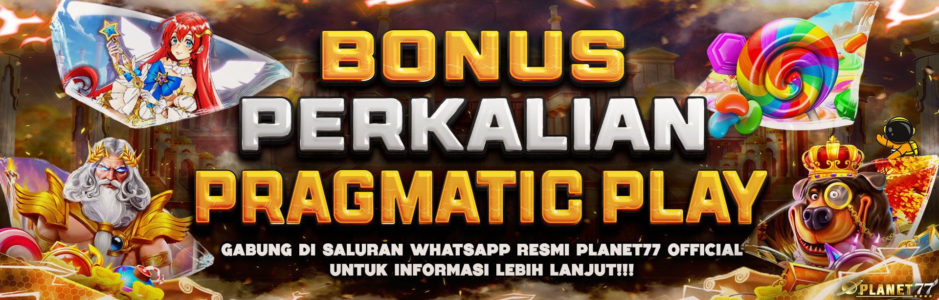 EVENT PRAGMATIC PLAY X PLANET77