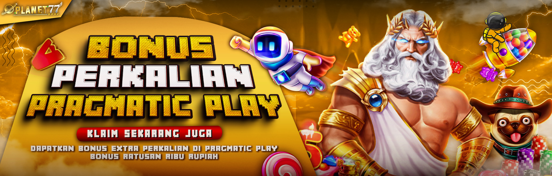 EVENT PRAGMATIC PLAY X PLANET77
