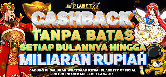 BONUS CASHBACK SETIAP BULAN TANPA BATAS