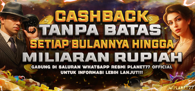 BONUS CASHBACK SETIAP BULAN TANPA BATAS