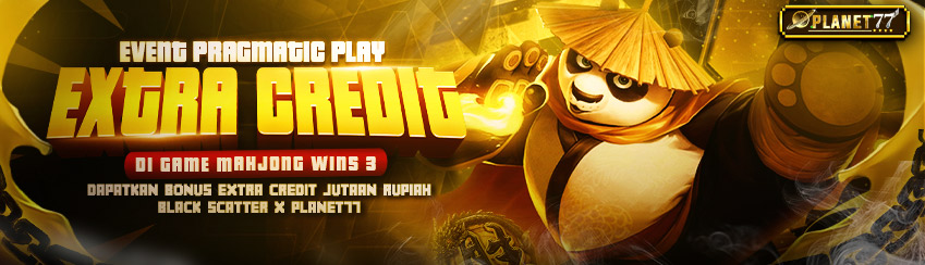 EVENT PRAGMATIC PLAY (MAHJONG WINS 3 BLACK SCATTER) X PLANET77