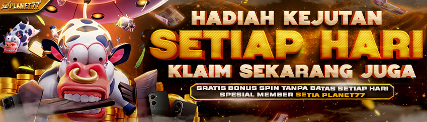 EVENT BONUS SPIN PLANET77                                        					