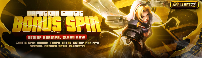 EVENT BONUS SPIN PLANET77                                        					