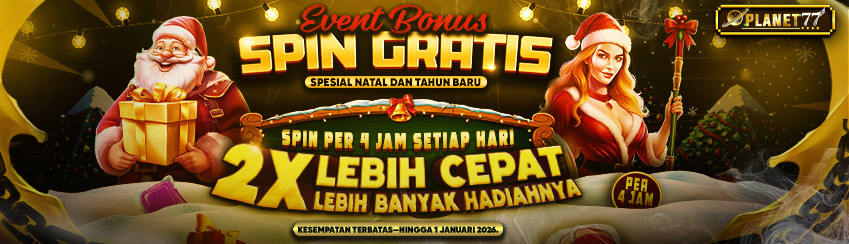 EVENT BONUS SPIN PLANET77