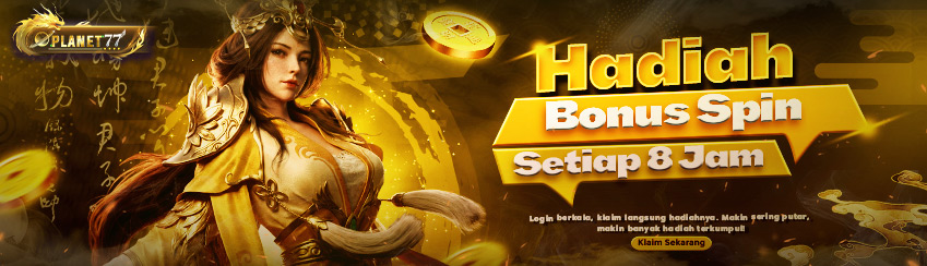 EVENT BONUS SPIN PLANET77                                        					