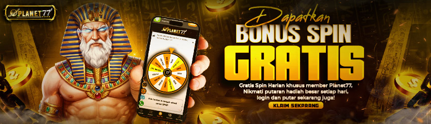 EVENT BONUS SPIN PLANET77                                        					