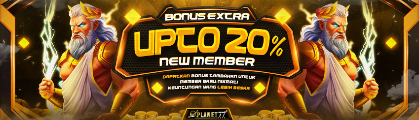 BONUS NEW MEMBER 20%